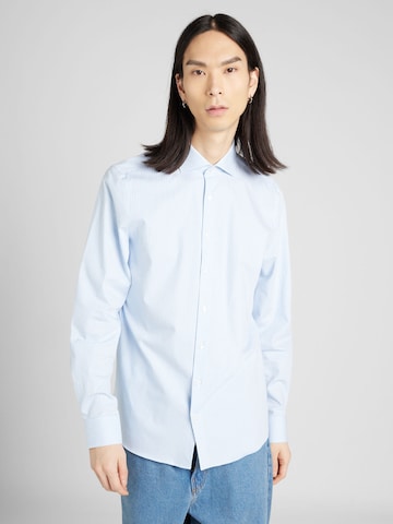 OLYMP - Regular Fit Camisa em azul: frente
