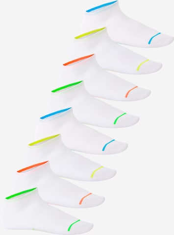 footstar Ankle Socks 'Neon' in Blue: front