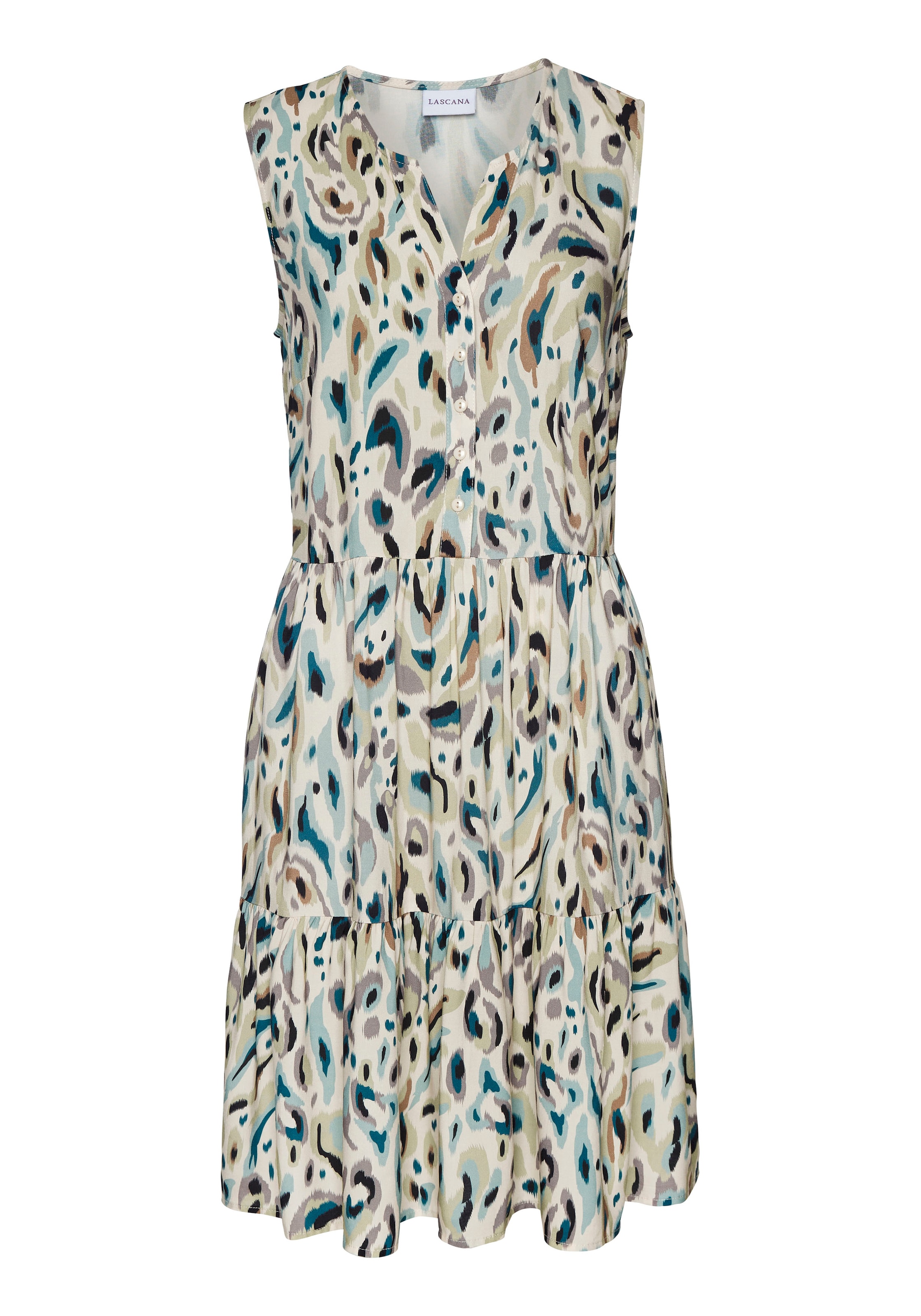 LASCANA Summer Dress in Beige: front