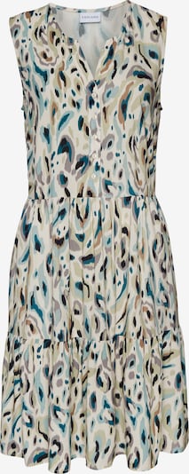 LASCANA Vestido de verão em 34 em areia / bege escuro / azul ciano / preto, Vista do artigo