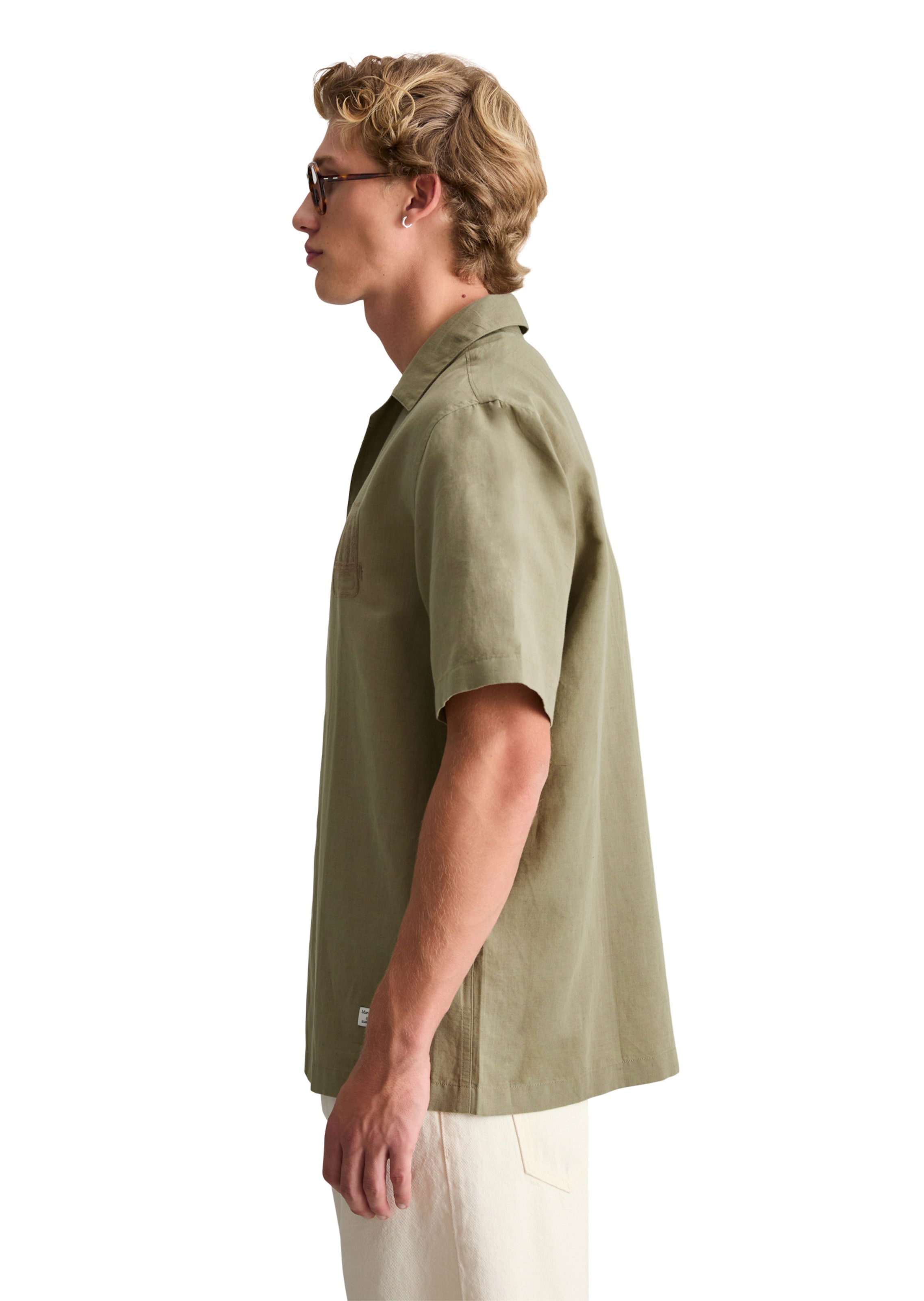 Marc O'Polo DENIM Regular fit Overhemd in Groen