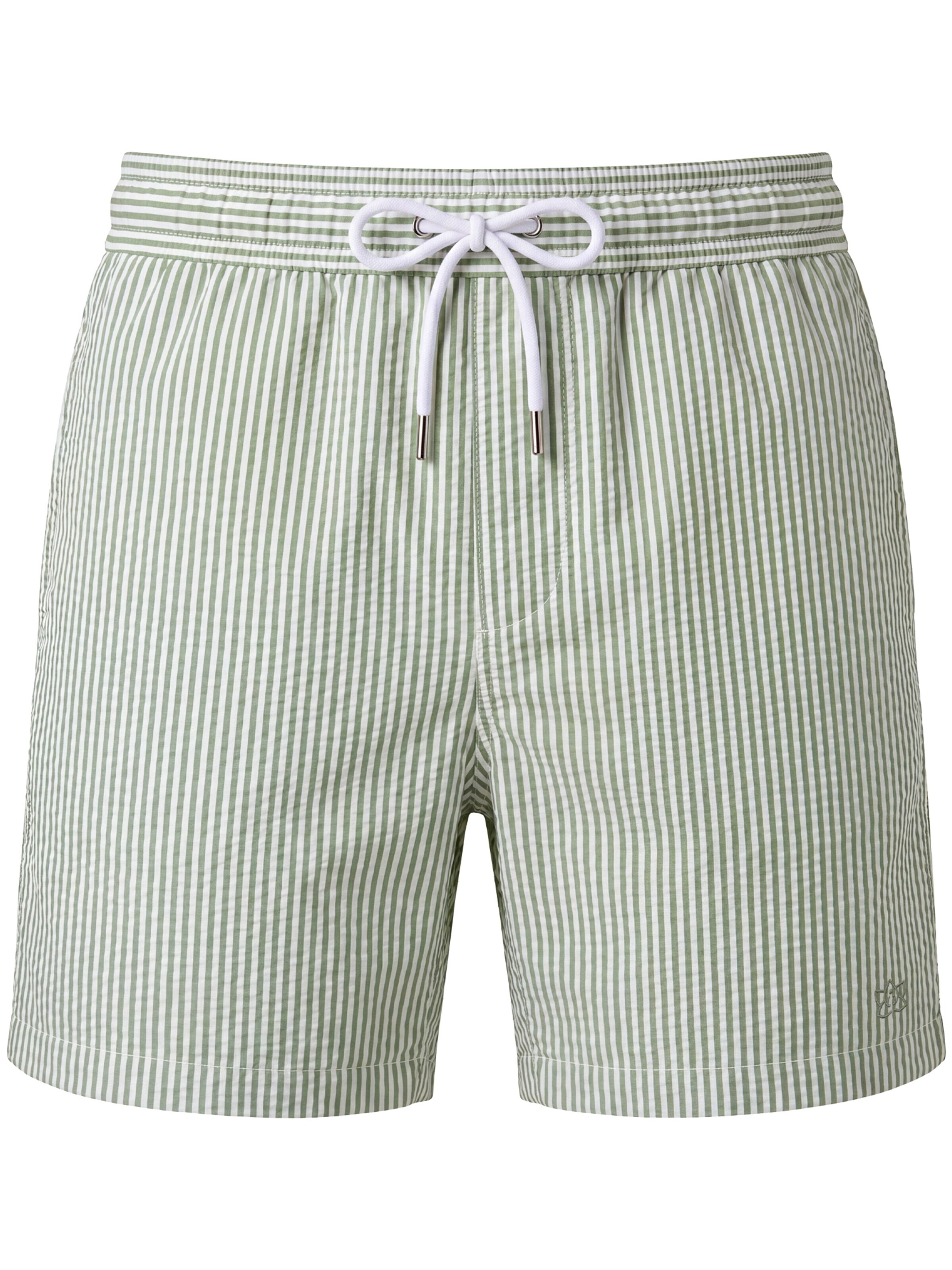 Vercate Badeshorts 'Seersucker'‌‌ in Grün: Vorderseite