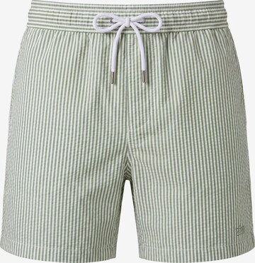Vercate Badeshorts 'Seersucker' in Grün: Vorderseite