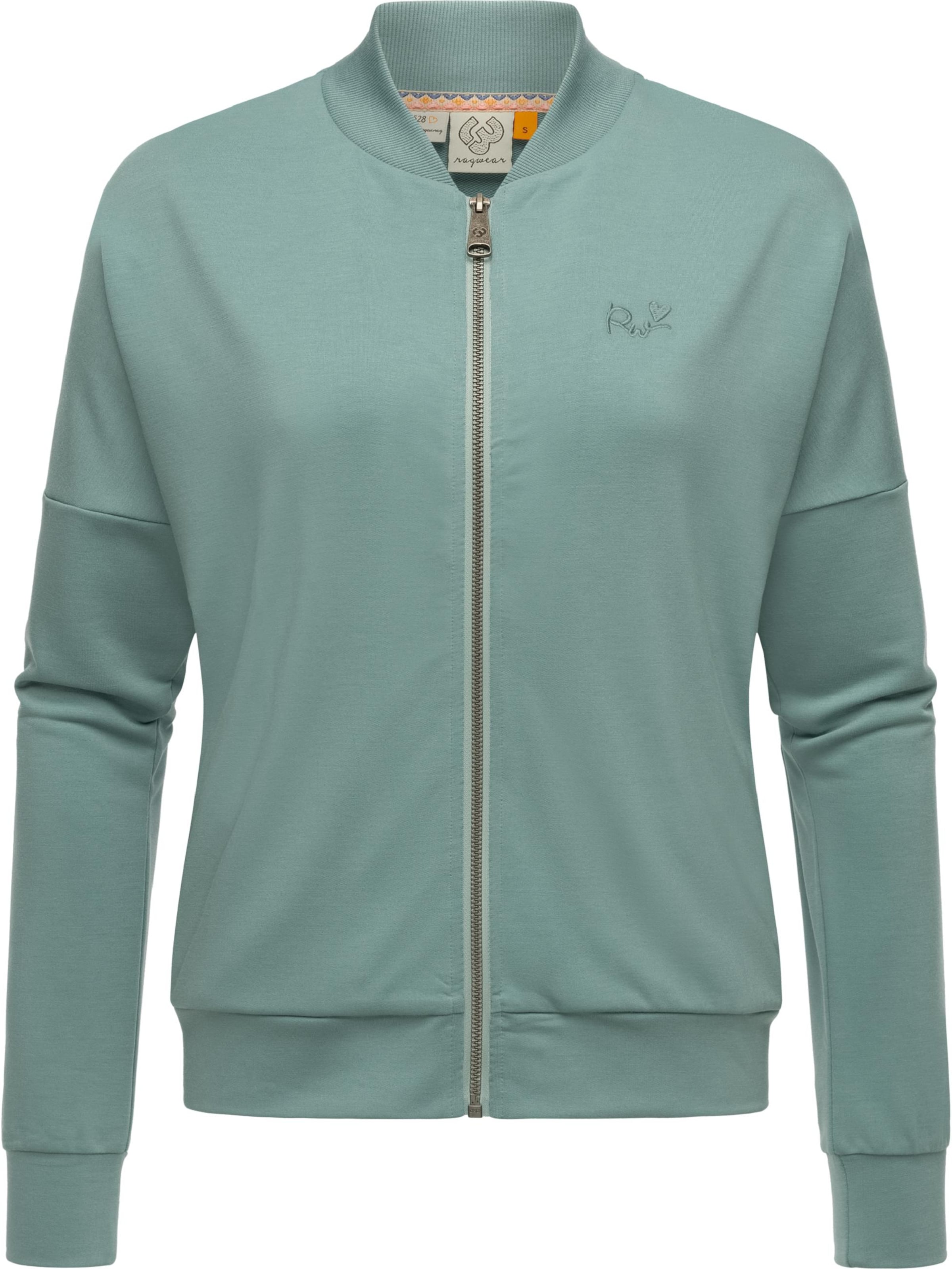 Ragwear Sweat jacket 'Doron' in Green: front
