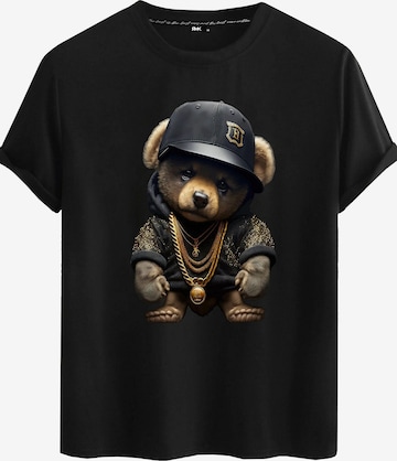 RMK Shirt in Schwarz: Vorderseite