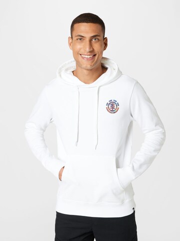 Sweat de sport 'Magma' ELEMENT en blanc : devant