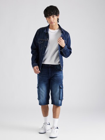 BLEND Regular Shorts in Blau