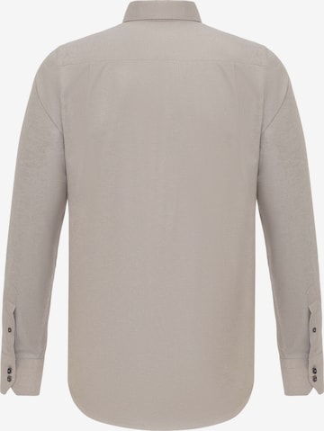DENIM CULTURE Regular fit Button Up Shirt 'Tywin' in Beige