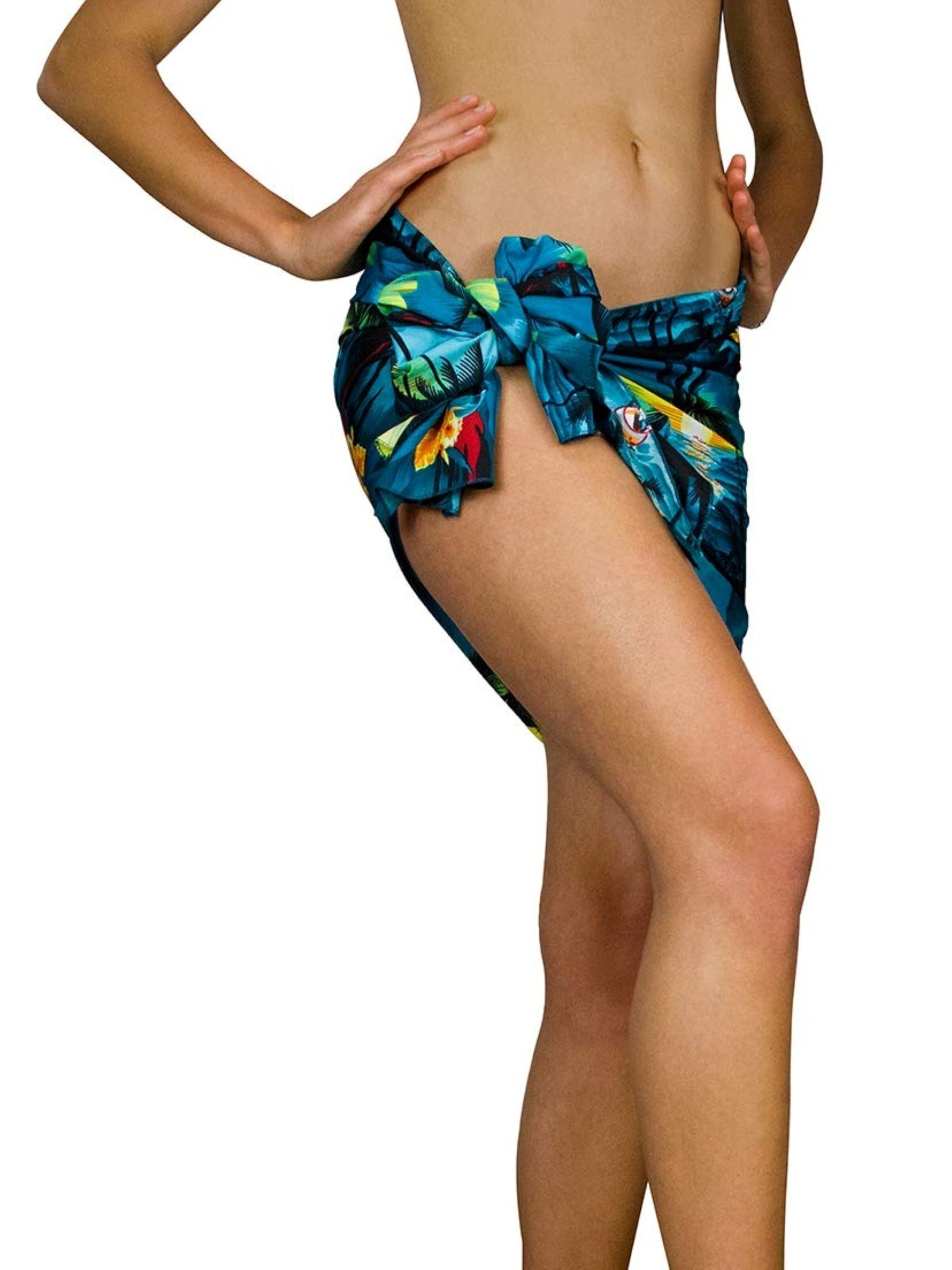 King Kameha Wrap 'Surf' in Green