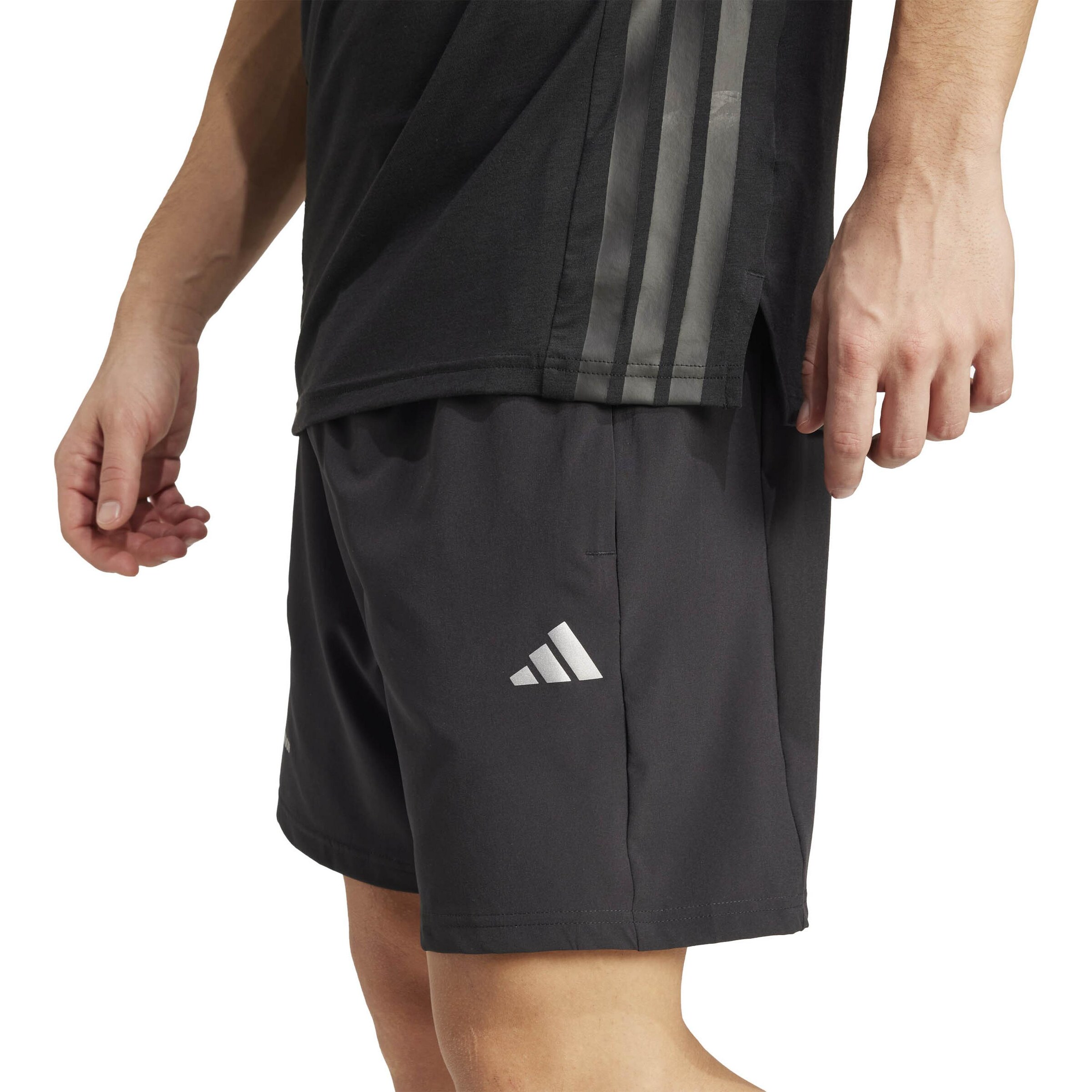 ADIDAS PERFORMANCE Regular Workout Pants 'Essentials Holiday' in Black