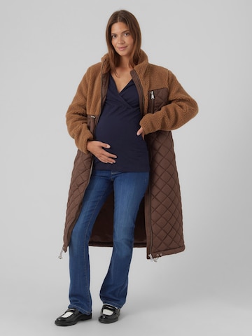 MAMALICIOUS Between-seasons coat 'Theodora' in Brown