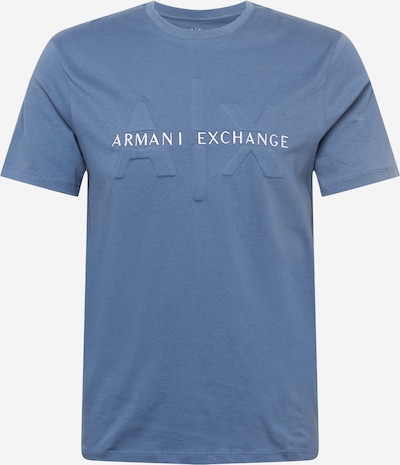 ARMANI EXCHANGE Majica u golublje plava / bijela, Pregled proizvoda