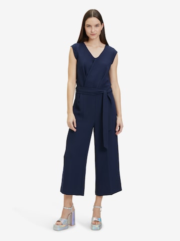 Cartoon Jumpsuit in Blauw: voorkant