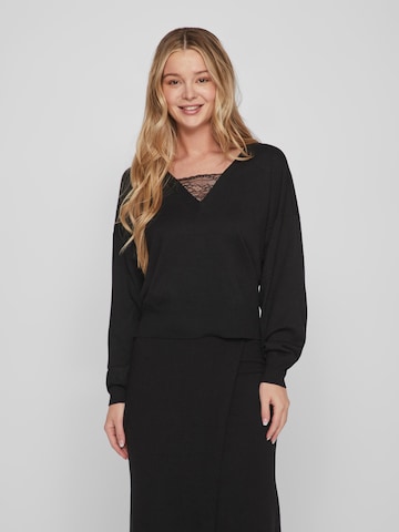VILA Sweater 'Tracy' in Black: front