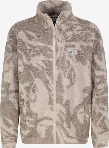 Sublevel Fleecejacke in Beige: Vorderseite