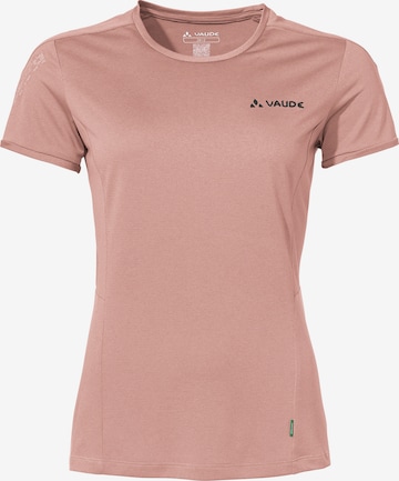 VAUDE Funktionsshirt 'Elop' in Pink: predná strana