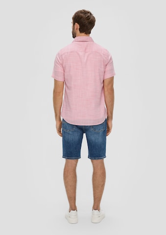 s.Oliver Slim fit Button Up Shirt in Pink