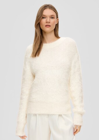 s.Oliver BLACK LABEL Sweater in Beige: front