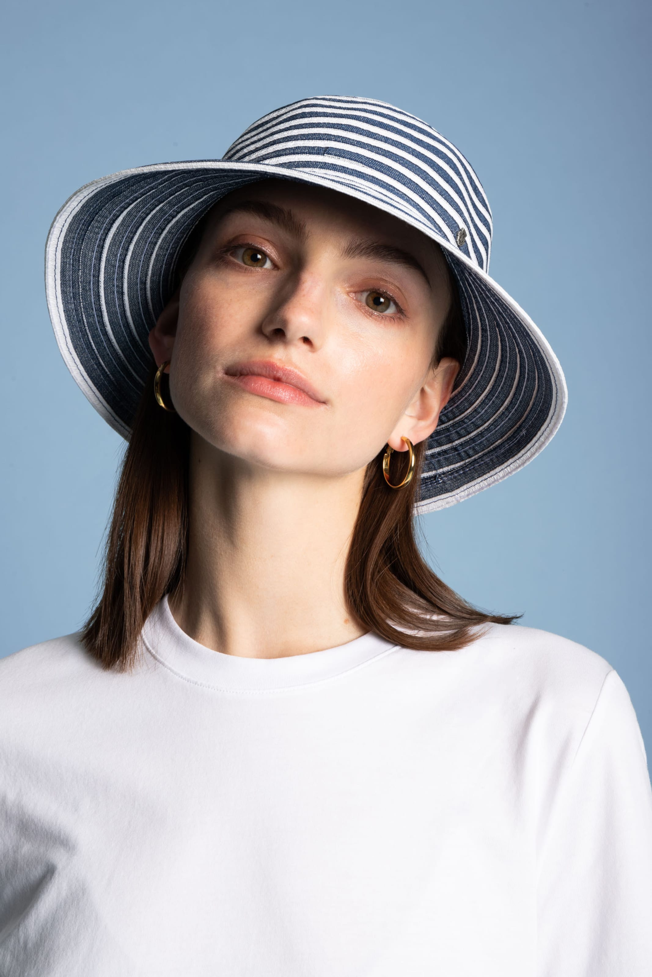 Roeckl Hoed 'BARDOLINO' in Blauw: voorkant