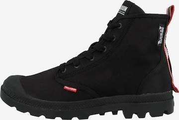 Palladium Lace-Up Boots ' Pampa Dare 2 Survive ' in Black: front