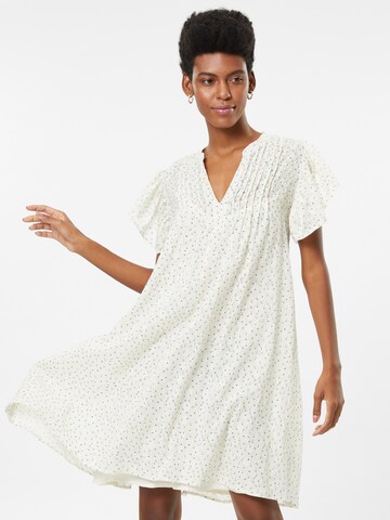 Lollys Laundry Košilové šaty 'Priya' – bílá: přední strana