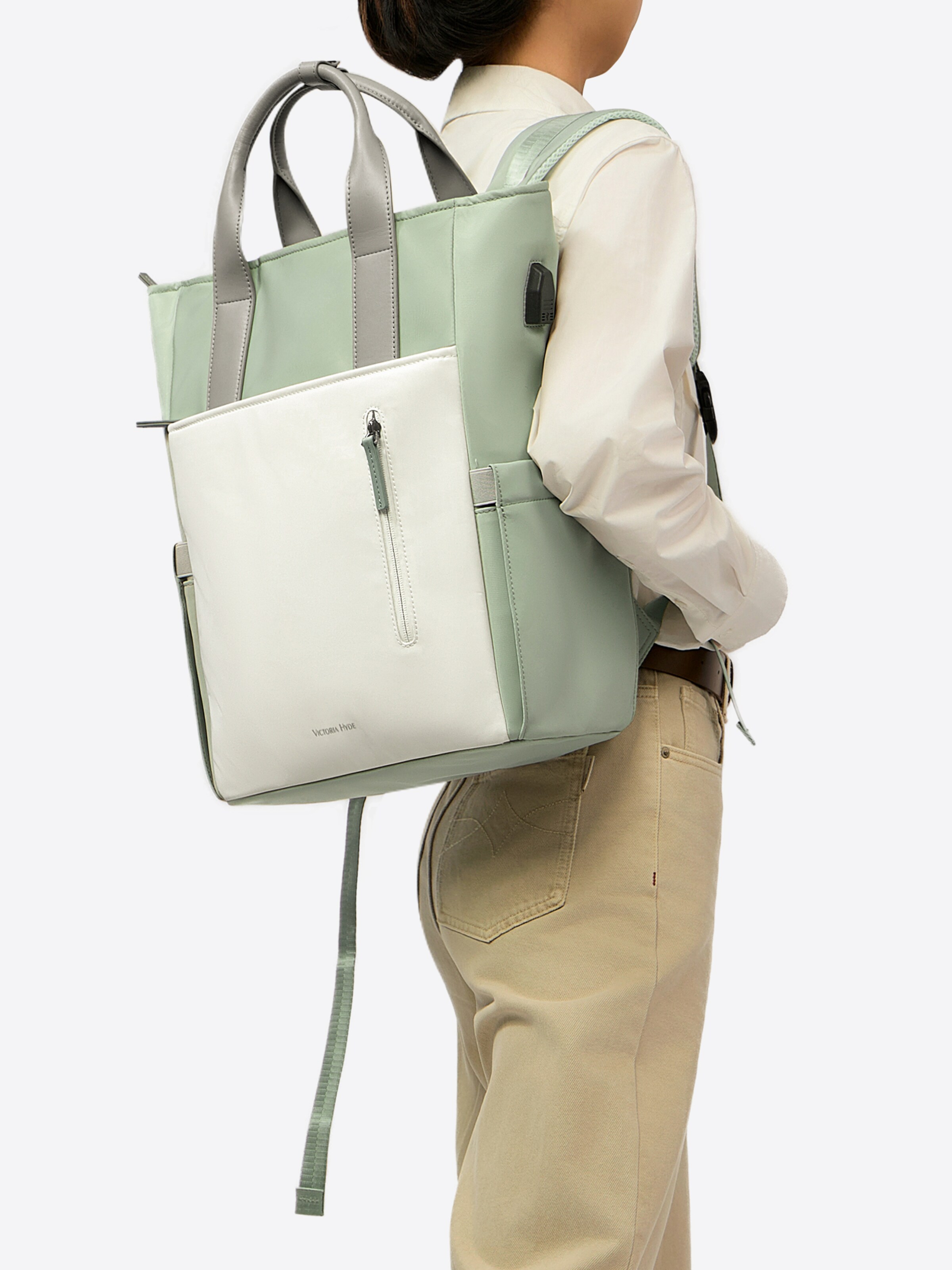 Sac à dos ' Lake ' Victoria Hyde en vert : devant