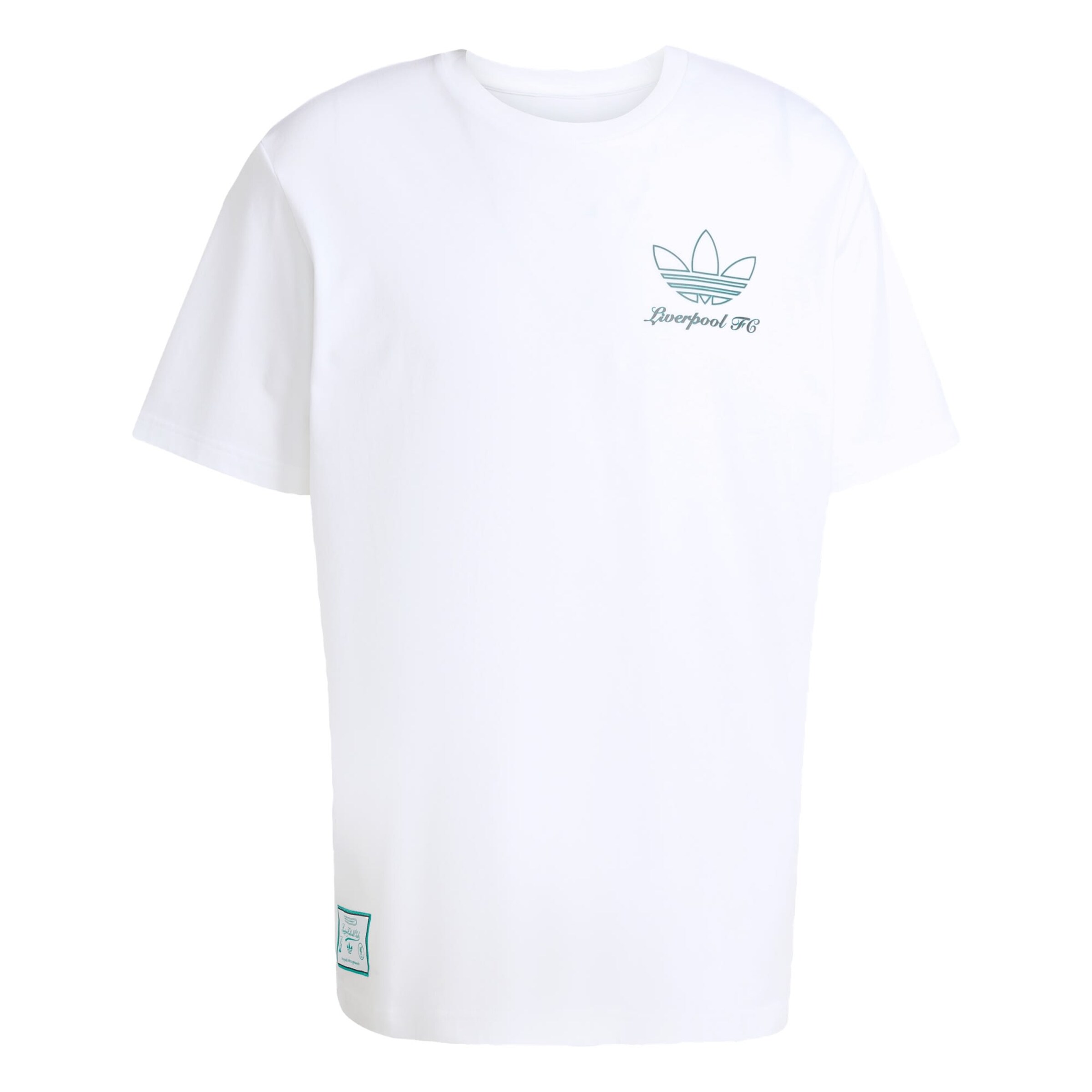 ADIDAS ORIGINALS - Camiseta 'FC Liverpool Terrace Icons' en blanco: frente