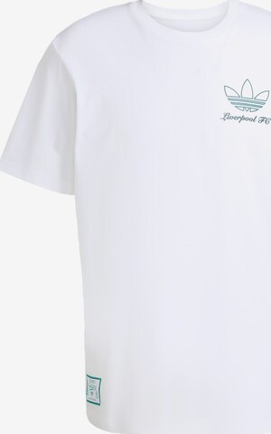 ADIDAS ORIGINALS - Camiseta 'FC Liverpool Terrace Icons' en blanco: frente
