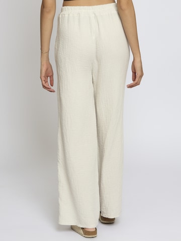 Wide Leg Pantalon 'Edaa' Lilavie en beige