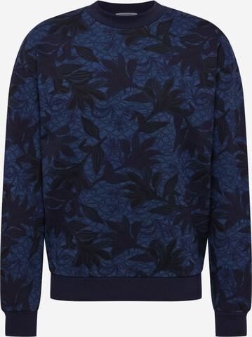 SCOTCH & SODA Sweatshirt in Blauw: voorkant