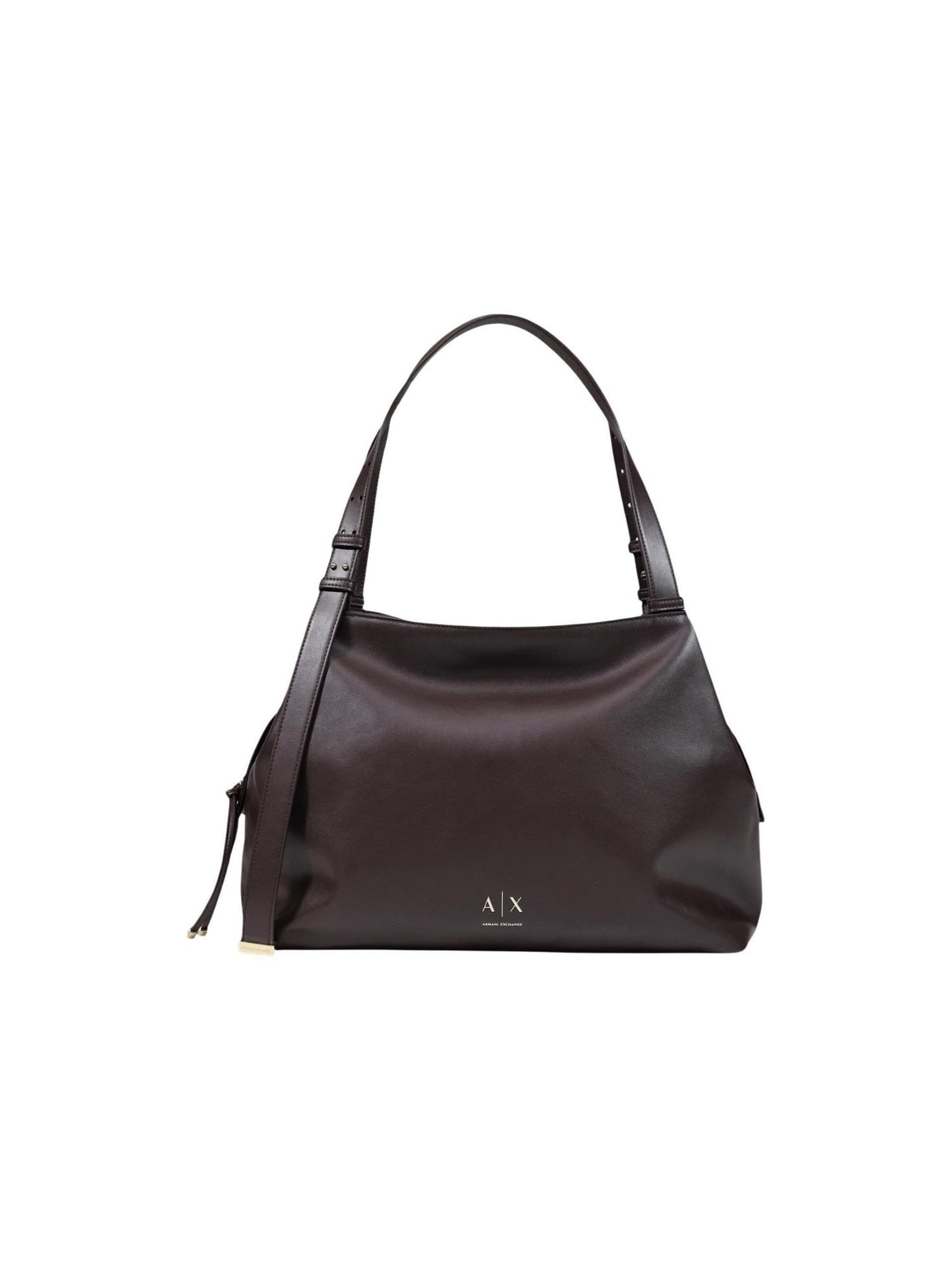 ARMANI EXCHANGE - Bolso de mano 'XW002603 AF19902' en marrón: frente