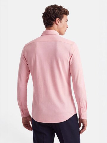 Coupe slim Chemise business 'No. 19' Vercate en rose