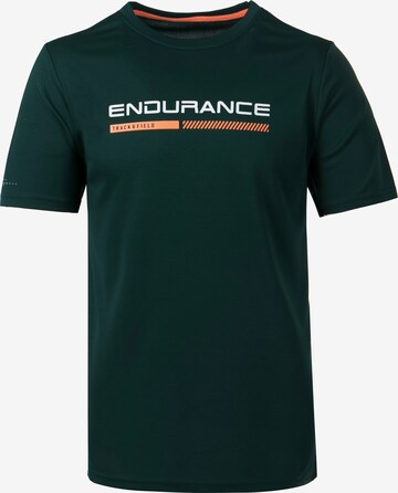 ENDURANCE Performance Shirt 'VENIES M S-S' in Green: front