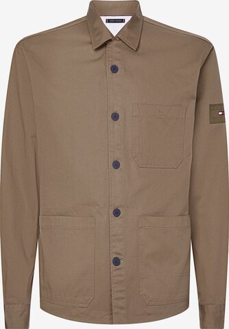 TOMMY HILFIGER Regular fit Button Up Shirt in Brown: front