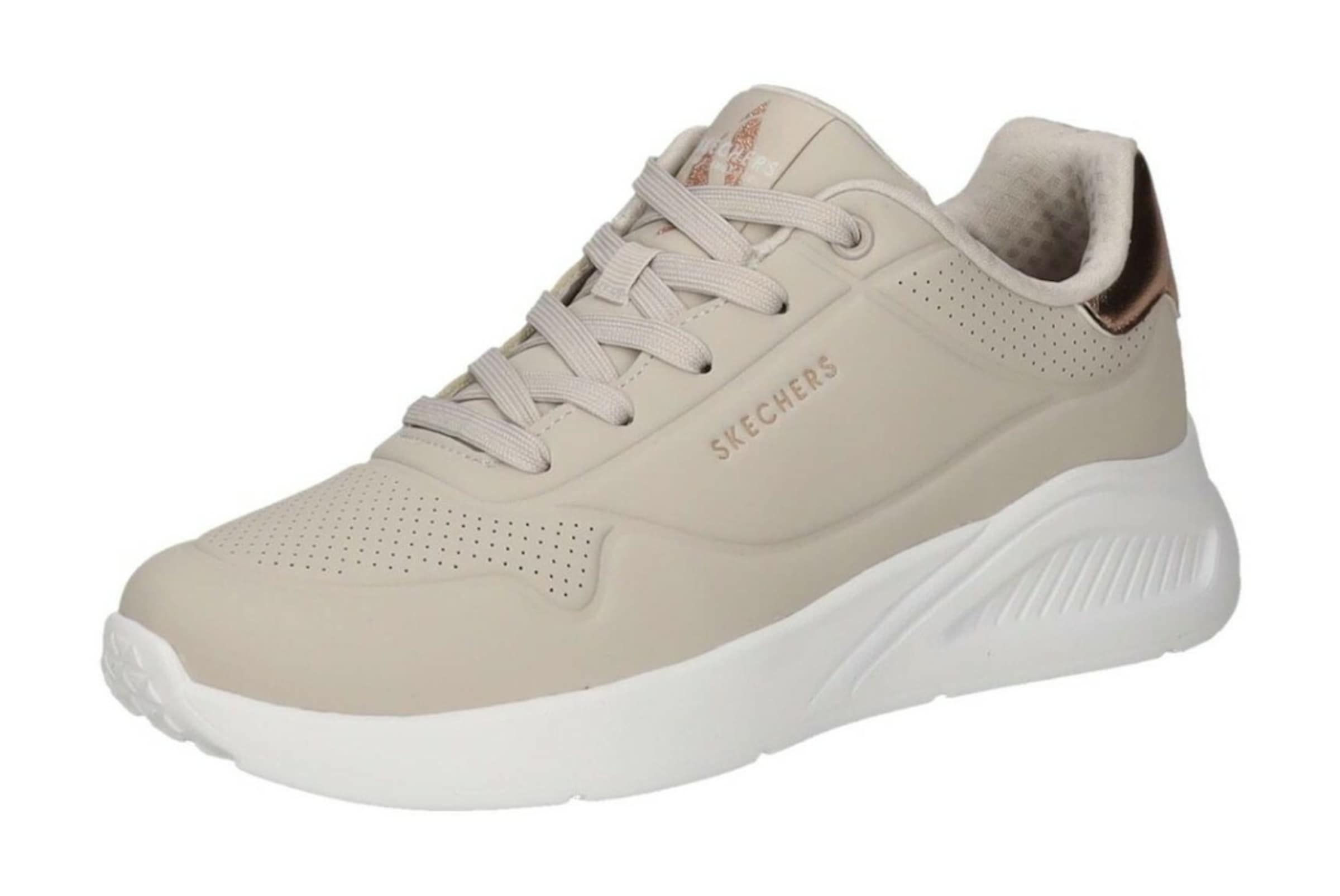 SKECHERS Platform trainers in Beige: front