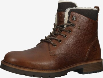 BULLBOXER Lace-Up Boots in Brown: front