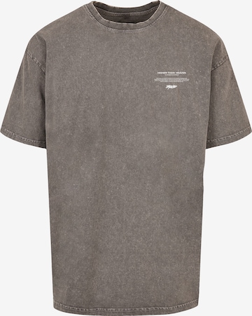 MJ Gonzales Shirt 'Higher than heaven v.2' in Grey: front