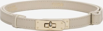 Estro Bælte '01-0' i beige: forside