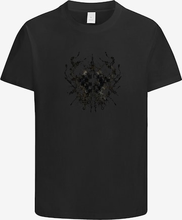 HUSKSWARE Shirt 'Grafik' in Schwarz: Vorderseite