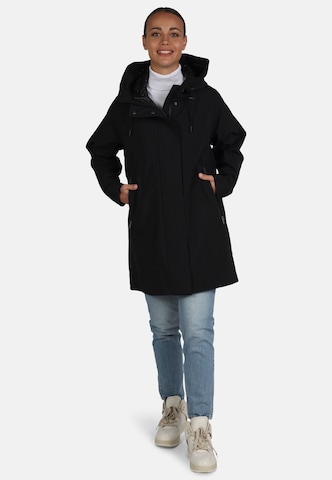 Fuchs Schmitt Between-Seasons Coat in Black: front