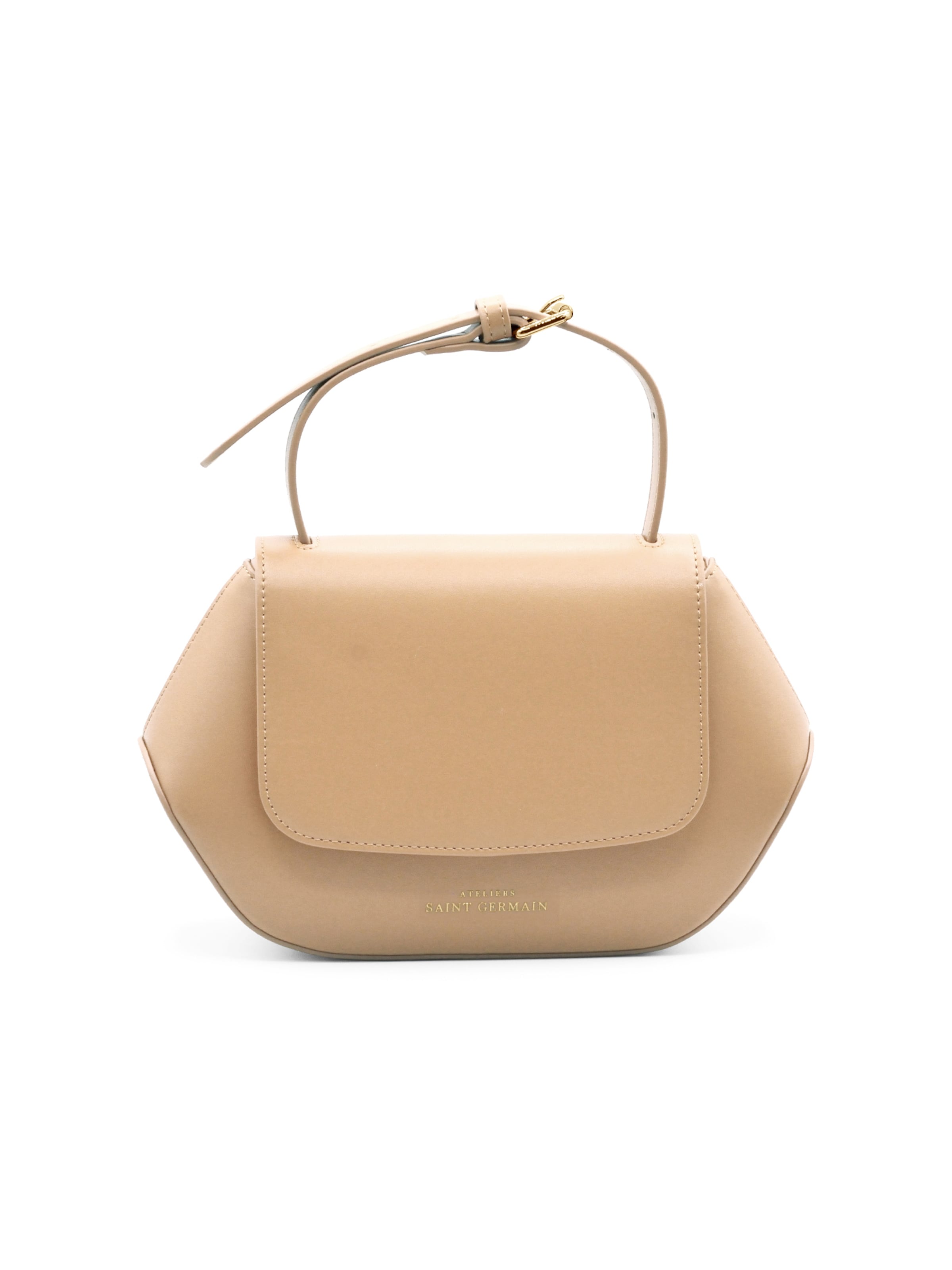Borsa a spalla 'SAINT GERMAIN' di Ateliers Saint Germain in beige: frontale