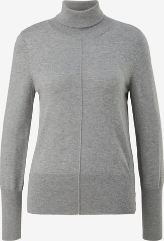 comma casual identity Pullover in Grau: predná strana