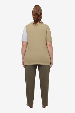 Ulla Popken Pyjama in Beige