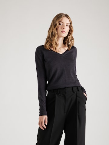 T-shirt Max Mara Leisure en noir : devant