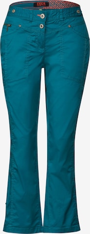 CECIL Regular Pants in Blue: front