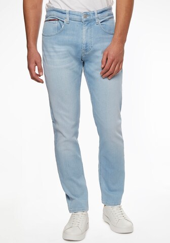 Coupe slim Jean 'Austin' Tommy Jeans en bleu : devant