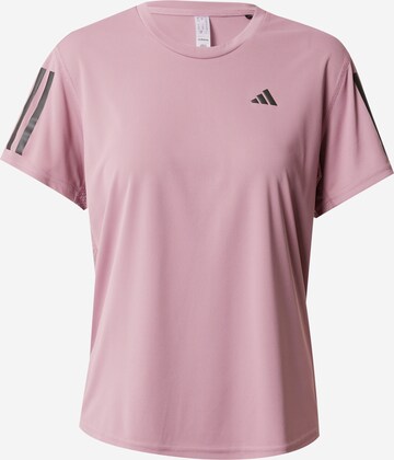 ADIDAS PERFORMANCE Functioneel shirt 'Own The Run' in Lila: voorkant