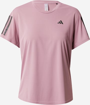 ADIDAS PERFORMANCE - Camiseta funcional 'Own The Run' en lila: frente