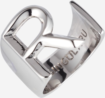 Singularu Ring in Silver: front