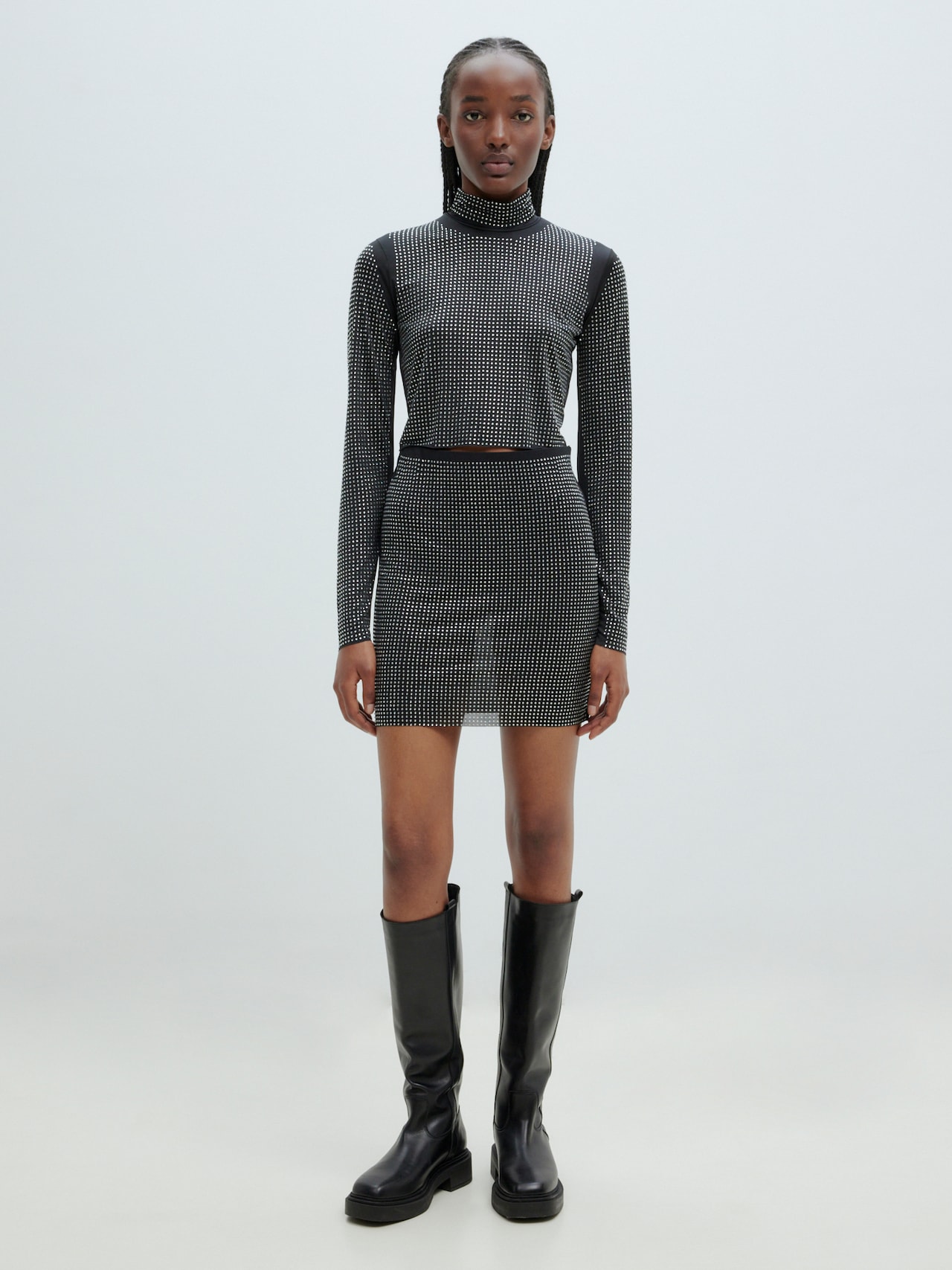 EDITED Produits Jupe 'Zisan' noir